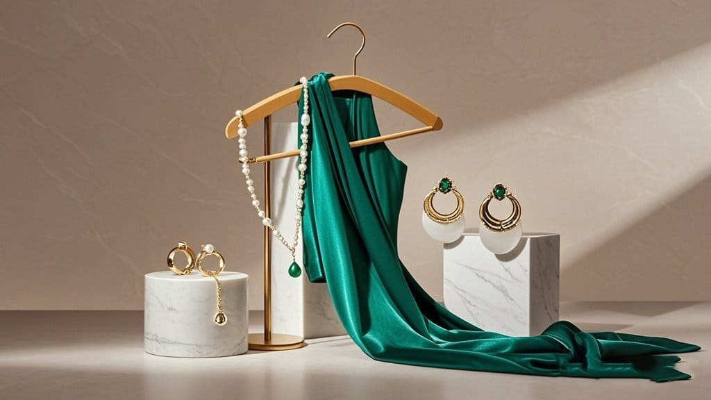 2025 Style Match: Best Jewelry to Wear with an Emerald Green Dress 