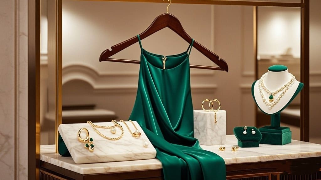 2025 Style Match: Best Jewelry to Wear with an Emerald Green Dress 