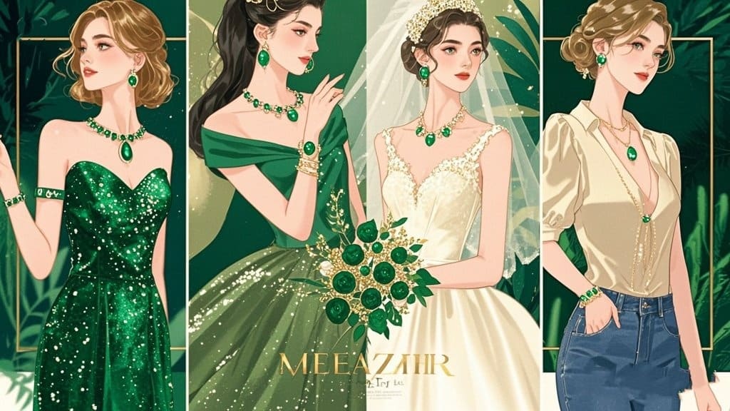 7 Best Colors to Wear with Emerald Jewelry 