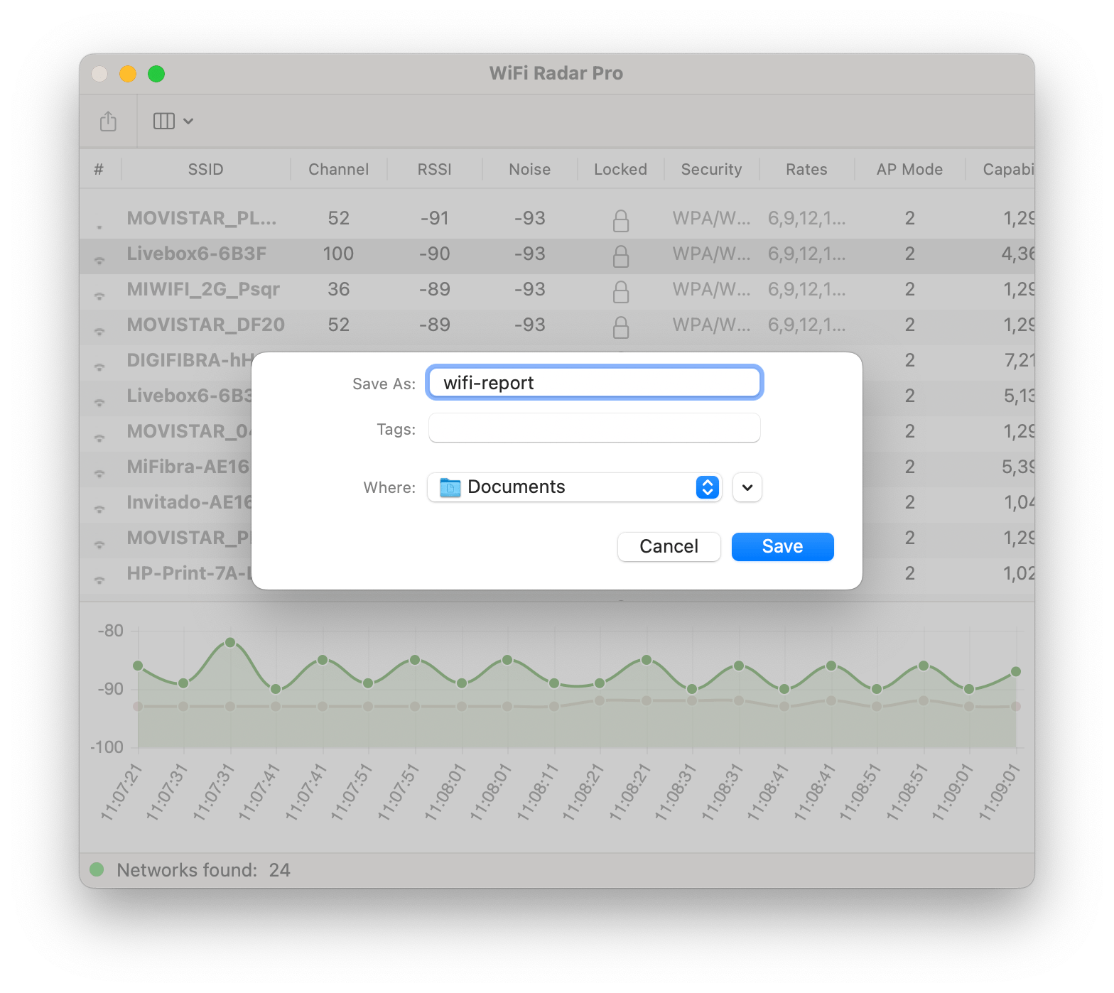 WiFiRadar Pro Wireless monitoring on steroids