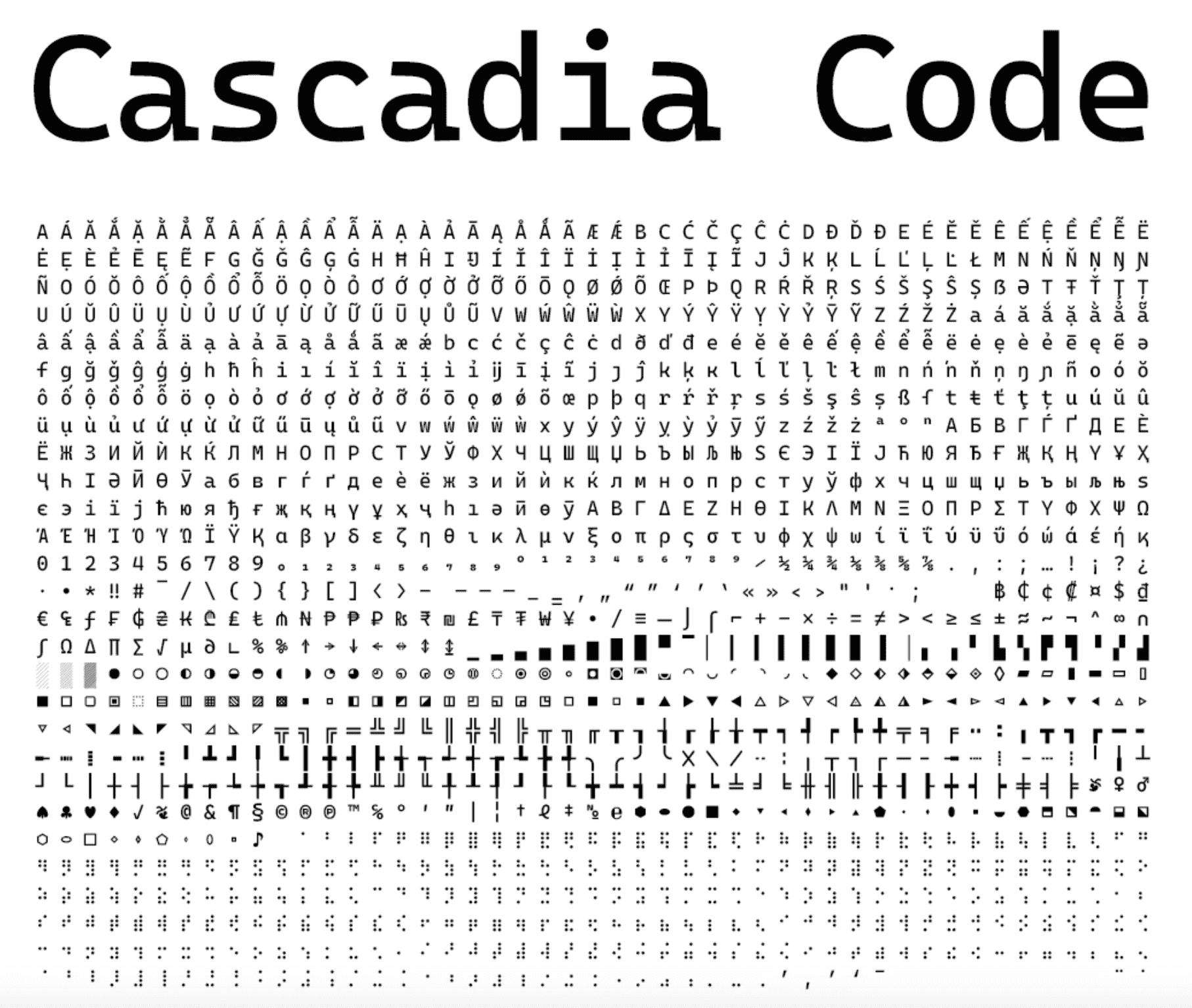 Cascadia Code