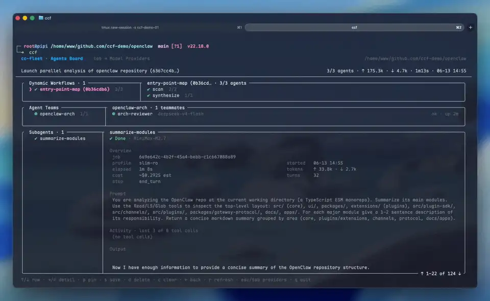 TUI board demo
