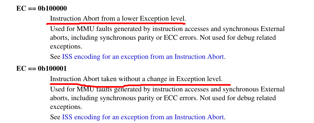 Instruction Abort