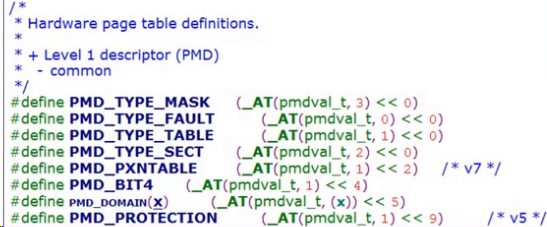 Linux关于页表定义的一些宏