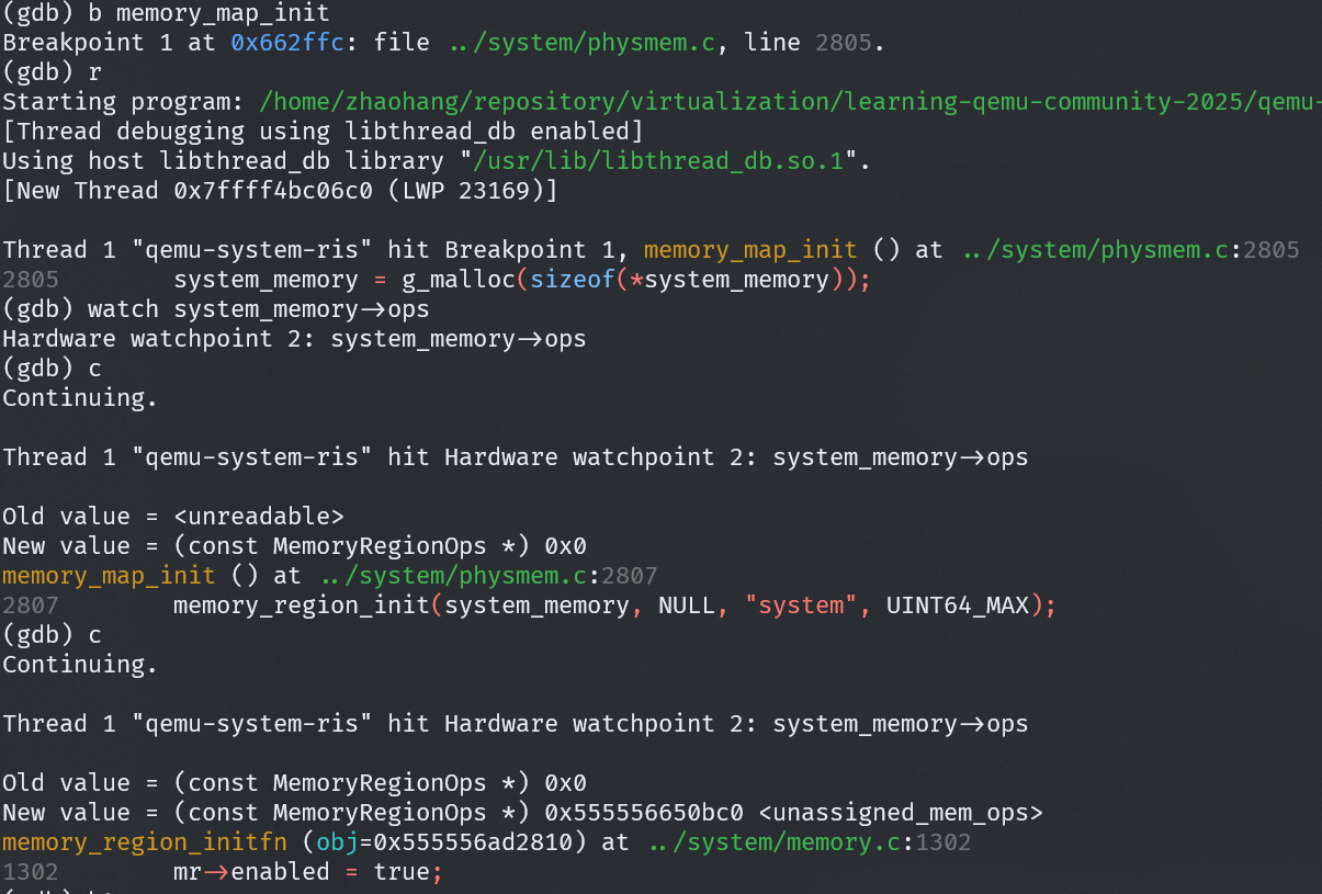 watch system_memory->ops