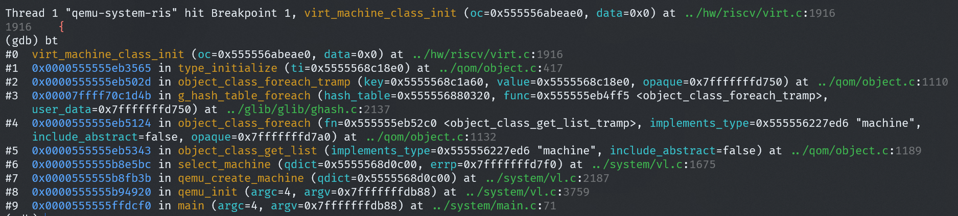 virt_machine_init调用栈