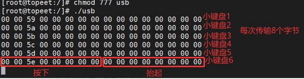 USB 键盘上报数据格式