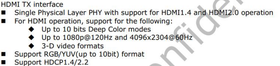 RK3568 处理器的 HDMI 接口