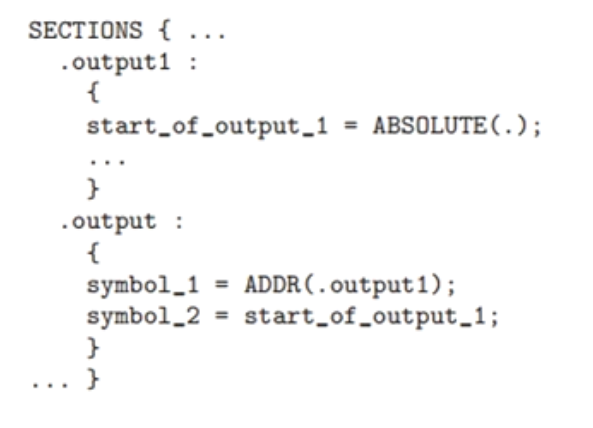 ADDR(section)