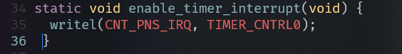 设置TIMER_CNTRL0的CNT_PNS_IRQ
