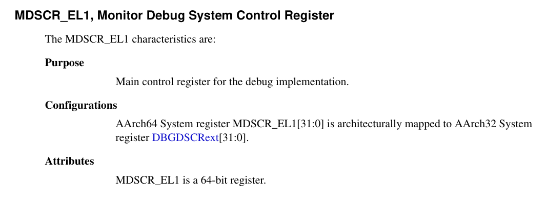 MDSCR_EL1
