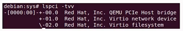 lspci -tvv