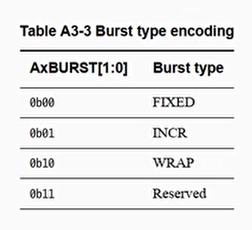 Burst type encoding