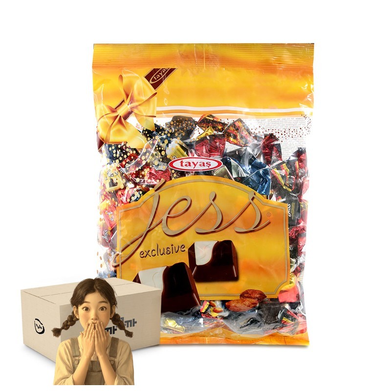 타야스 재스 초콜릿 1kg 박스-8개 벌크 대용량