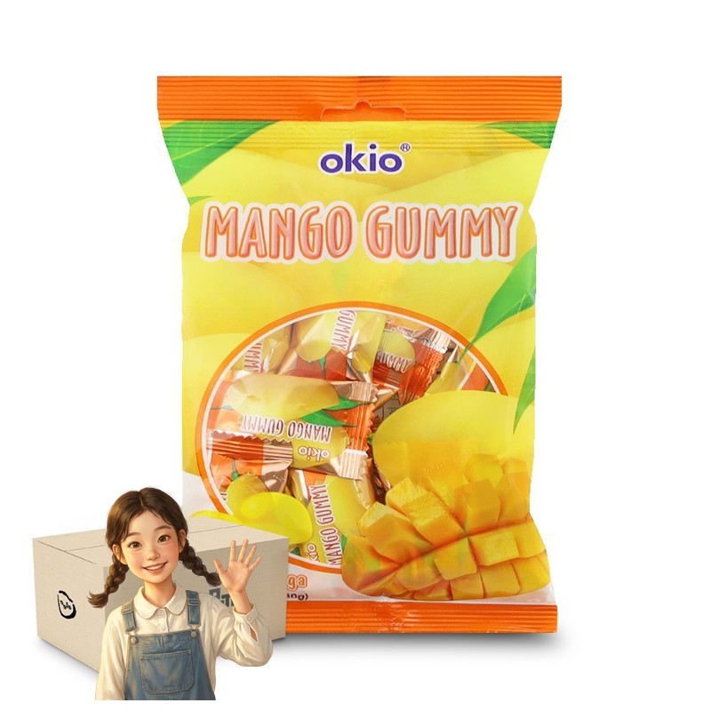 오키오 망고 구미 80g 1박스-36개 과일젤리 사탕 간식선물