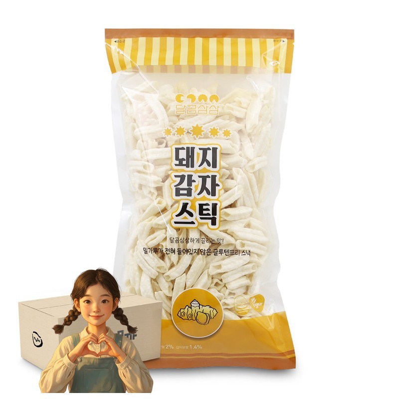 돼지감자스틱 150gx12개 글루텐프리 스낵 간식거리