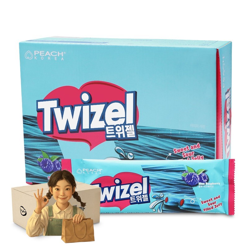트위젤 블루라즈베리맛 70g x 12개 1박스-6통