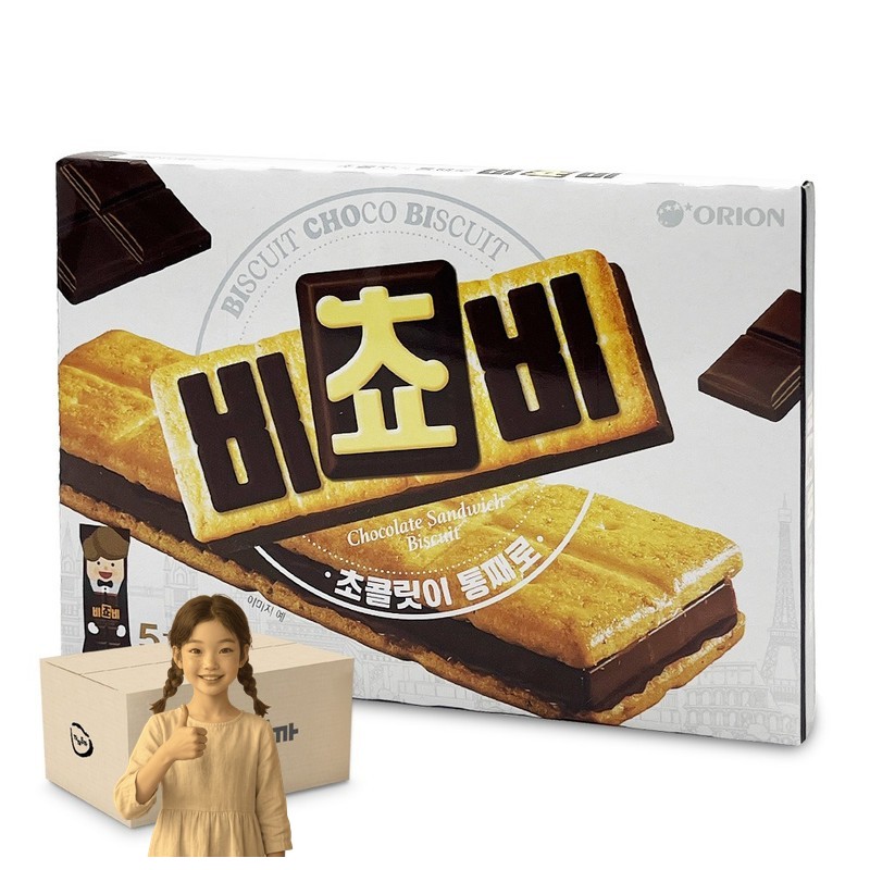 오리온 비쵸비 125g 5p 1박스-24개 스낵 사무실간식