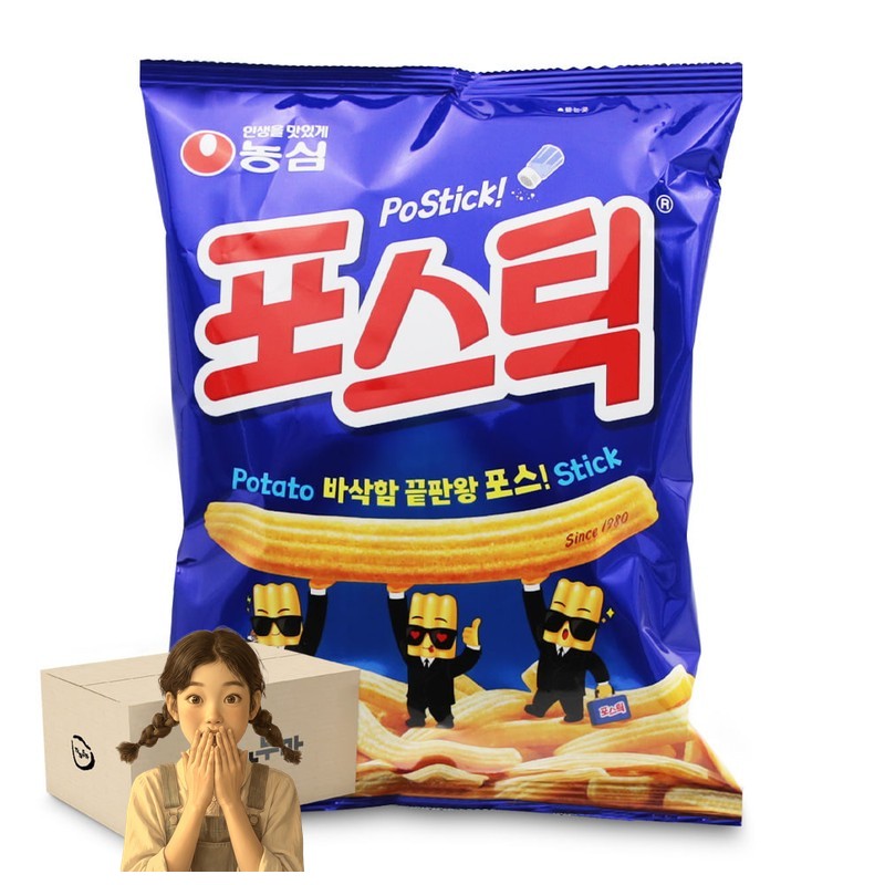 농심 포스틱 84gx20개 스낵 주전부리