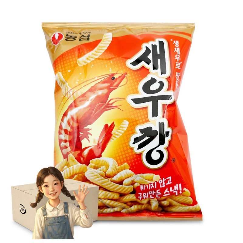 농심 새우깡 90gx20개 스낵 주전부리