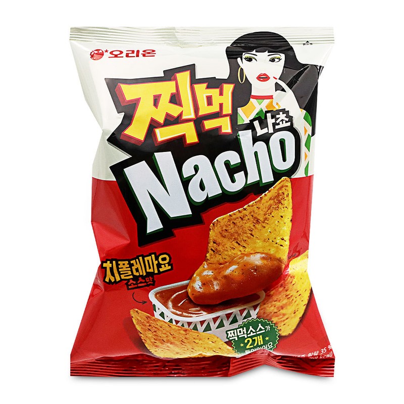 찍먹 나쵸 치폴레마요 소스맛 168g 스낵 주전부리