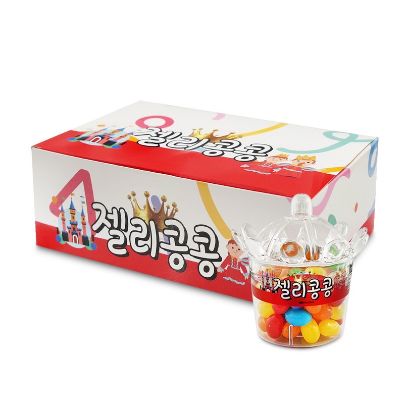 젤리콩콩 60gx6개 1통 젤리빈