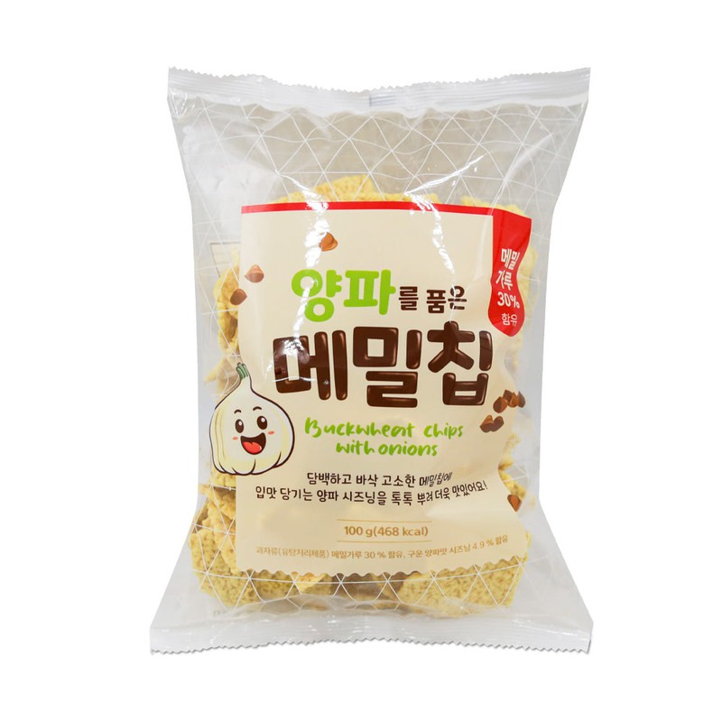 싱싱 양파를 품은 메밀칩 100g 버큇칩