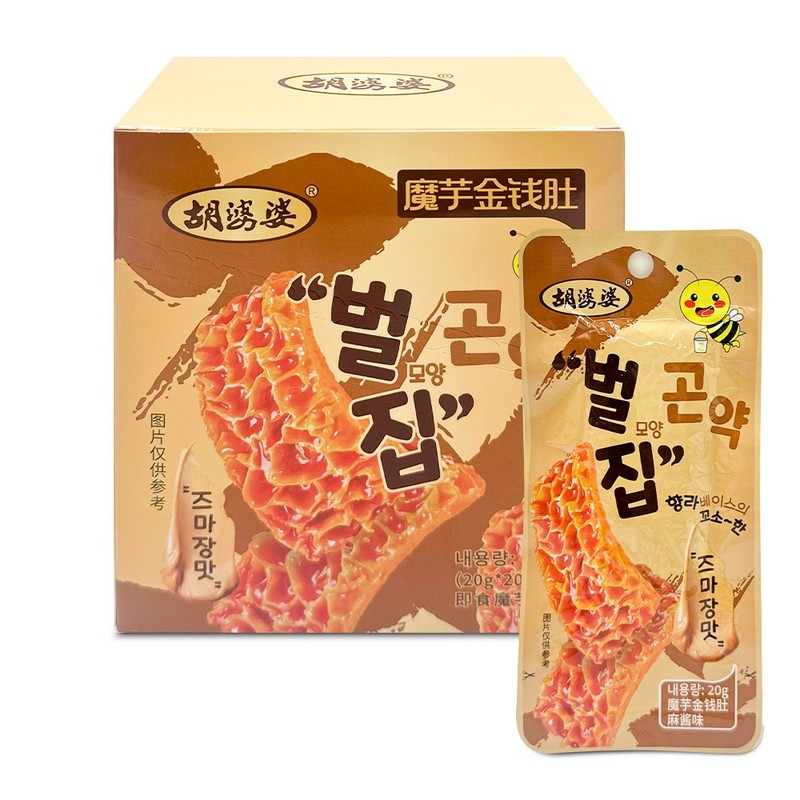 중국간식 벌집 모양 곤약 마장맛 20gx20개 1통 마라곤약