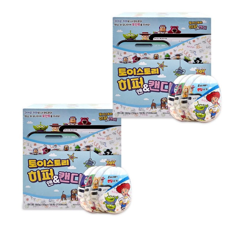 토이스토리 히퍼 앤 캔디 10g x 36개 2통 입가심