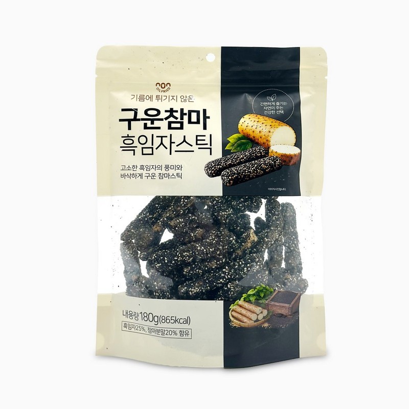 구운 참마 흑임자스틱 180g 웰빙 스낵 캠핑간식