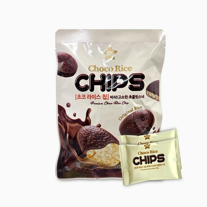 한울 초코 라이스 칩 35g 쌀과자 간식거리