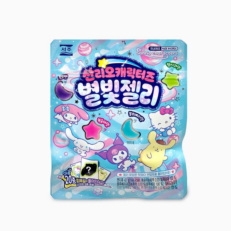 서주 산리오 캐릭터즈 별빛 젤리 42g 학생간식