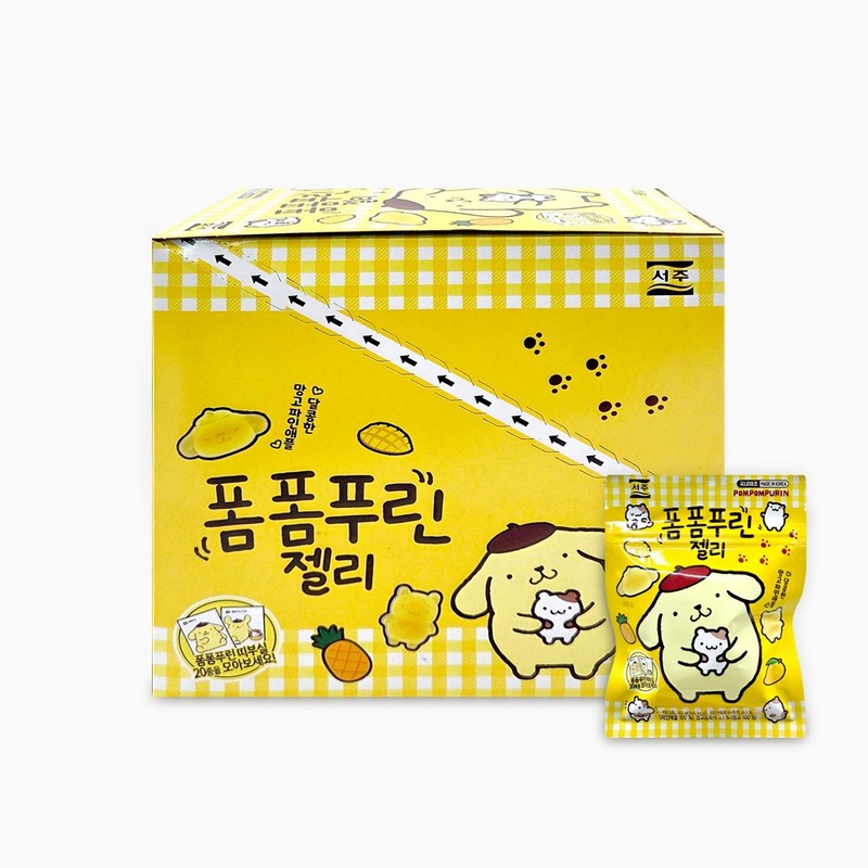 서주 폼폼푸린 젤리42g x 8개 1통 과일맛 젤리