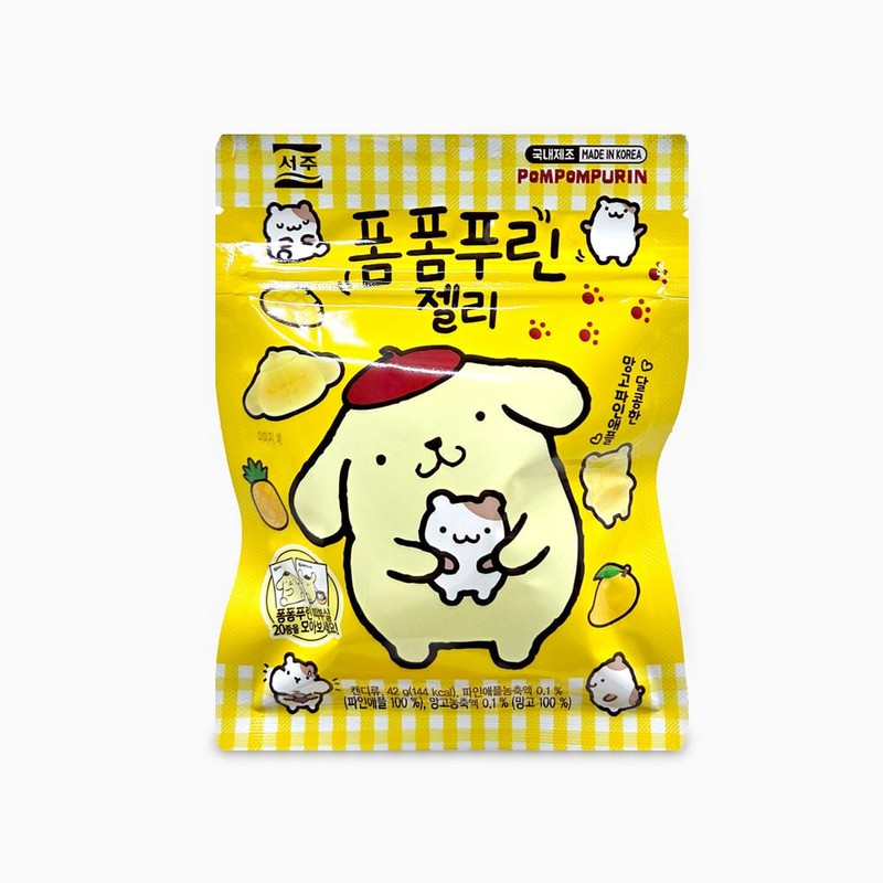 서주 폼폼푸린 젤리42g 과일맛 젤리 학생간식