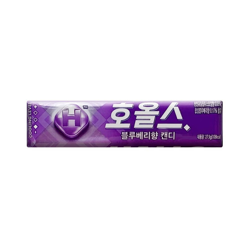 호올스 블루베리향 캔디 27.9g 홀스 학생간식