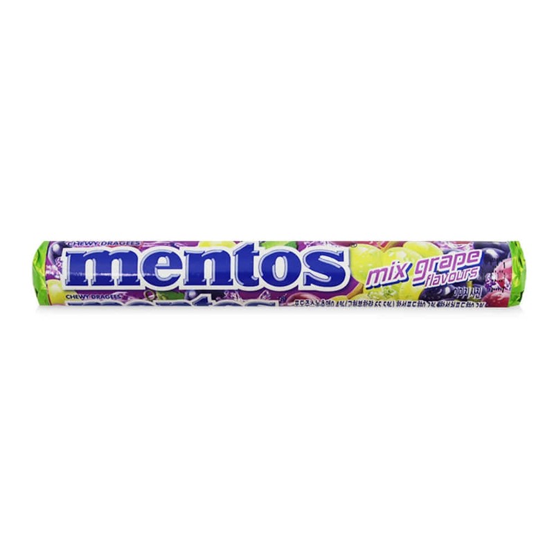 멘토스 믹스 그레이프 37.5g 사탕 학생간식