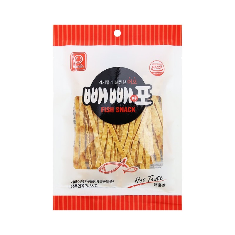 한진 빼빼어포 매운맛 24g 안주 맥주안주