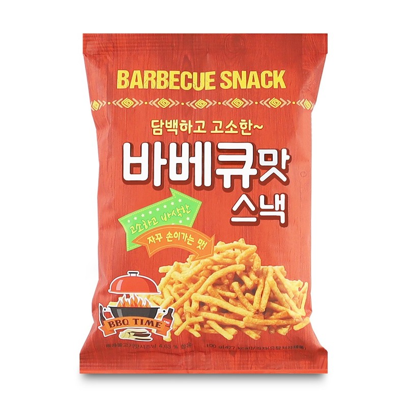 싱싱 바베큐맛 스낵 100g 야식