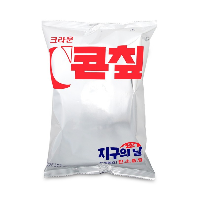 크라운 콘칩 70g 야식
