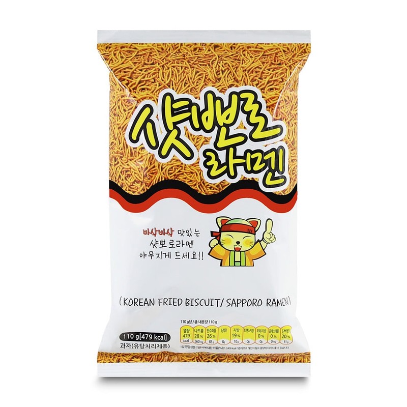 싱싱 샷뽀로라멘 110g 스낵 야식