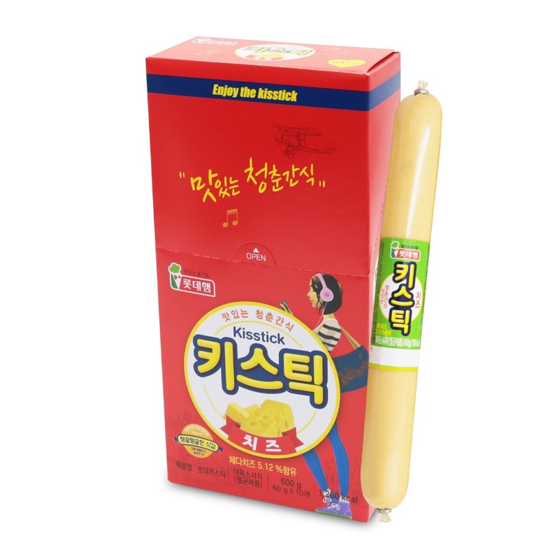 키스틱 치즈 600g 60g 10개 1통 스낵 야식