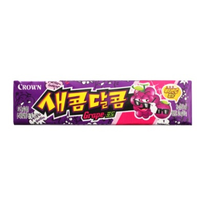 크라운 새콤달콤 포도 29g 스낵 야식