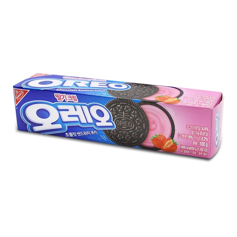 오레오 딸기크림 100g 쿠키 디저트
