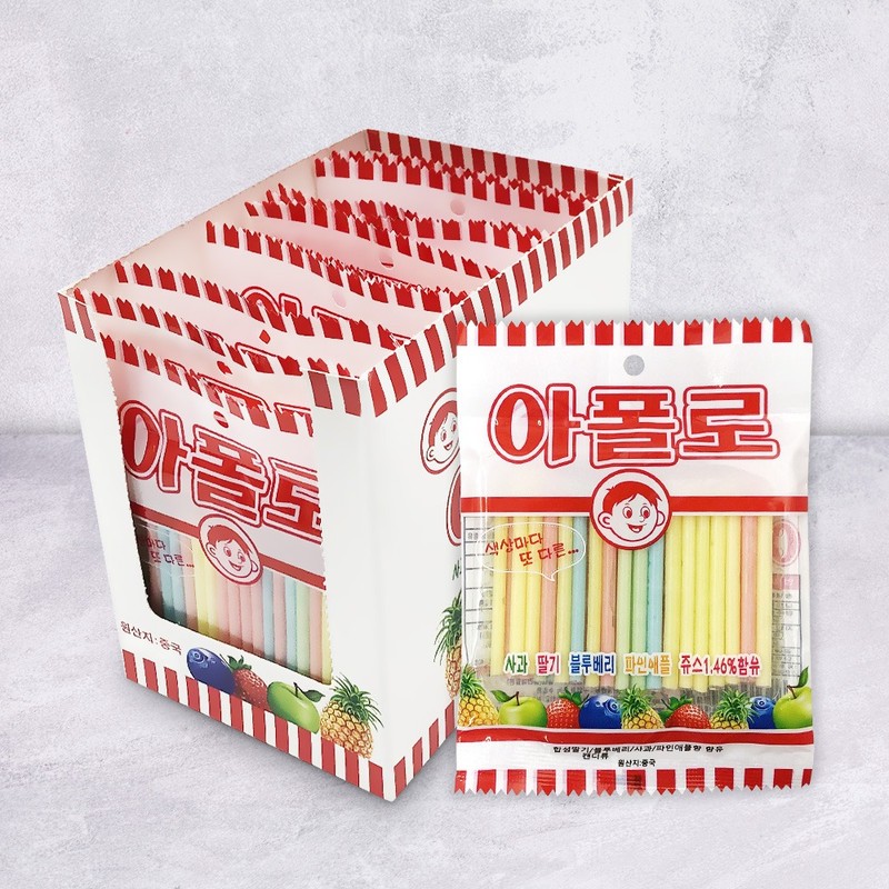 아폴로 36gx20개 1통 스낵 사무실간식