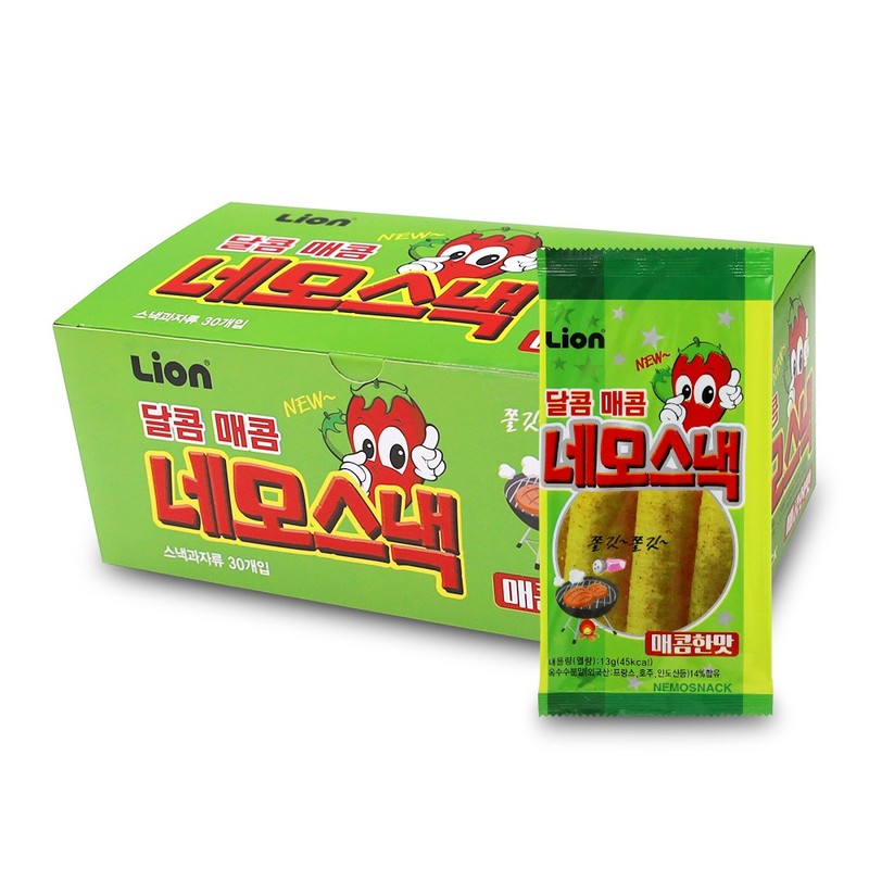 네모스낵 매콤한맛 13gx30개 간식거리