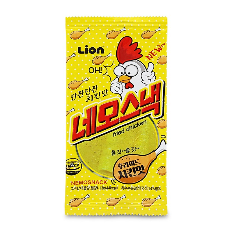 네모스낵 치킨맛 낱개1봉 학생간식