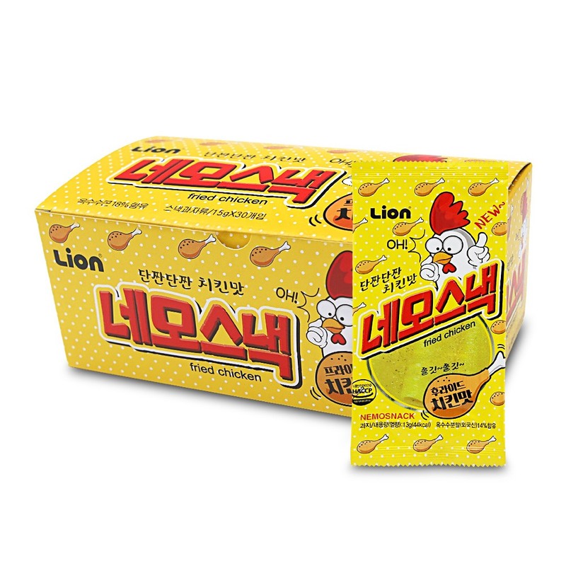 네모스낵 치킨맛 13gx30개 간식거리