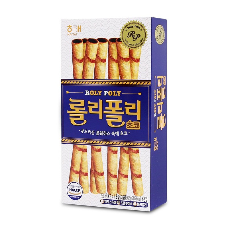 해태 롤리폴리 초코 62g