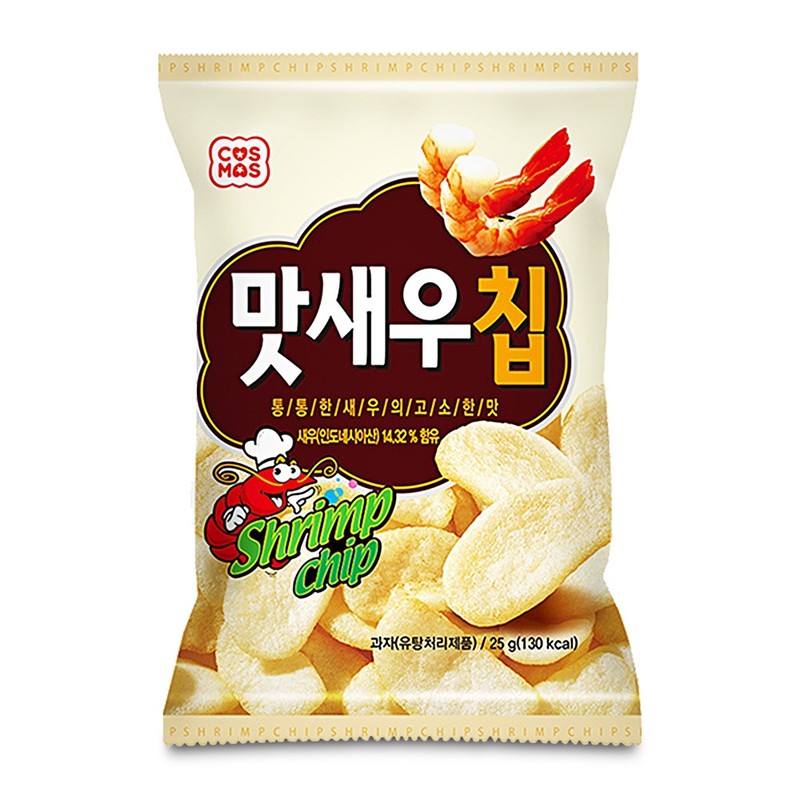 코스모스 맛새우칩 25g 야식