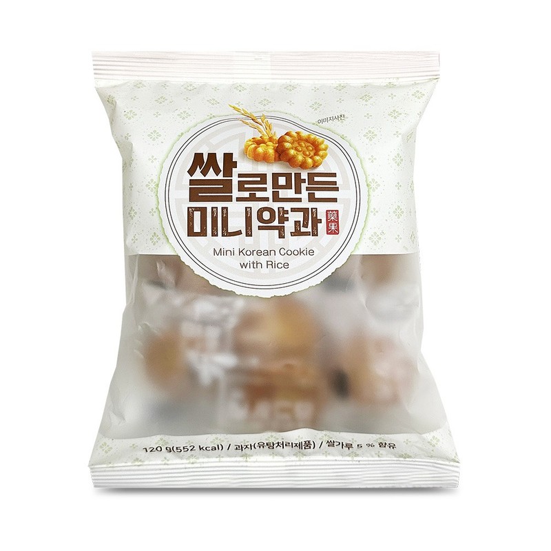 동화 쌀로만든 미니약과 120g
